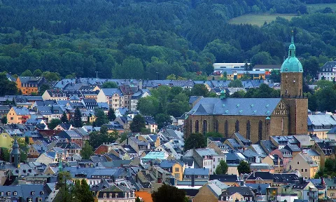 Boden Kristallisierung in Annaberg-Buchholz